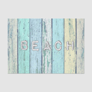 Rustic Beach Driftwood Tissue Paper