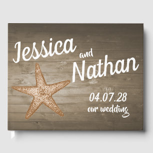 Rustic Beach Guest Book