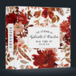 Rustic Beauty Floral Framed Wedding Photo Album Binder<br><div class="desc">Rustic Beauty Floral Framed Watercolor Bohemian Autumn or Fall Design with Boho Hand Painted Flowers, Feathers, and Plenty of colourful orange, rust, red, Burgundy, Marsala, and peach leaves and foliage. With Hand Drawn Line elements, Swirly Hand Lettered Fonts and Geometric Rectangle Frame Wedding or any event Photo Album! ~ Check...</div>