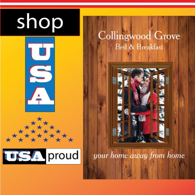 Rustic Bed and Breakfast 🌿 Country Inn Guest Kitchen Towel (Creator Uploaded)