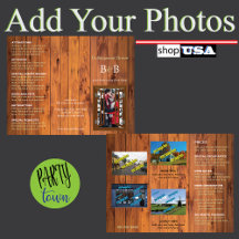 Rustic Bed and Breakfast 🏡 Trifold Brochure