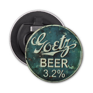 Rustic Beer Bottle Cap Bottle Opener