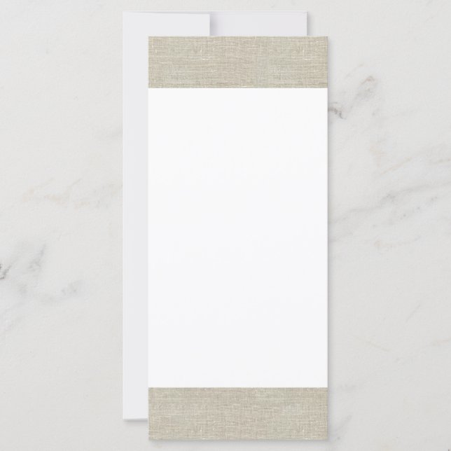 Rustic Beige Linen Printed (Front)