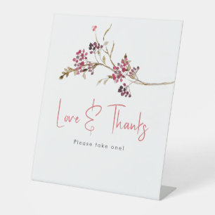 Rustic Berries Party Favour Signs