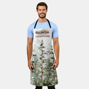 Rustic Best Dad Ever Fathers Day  Apron