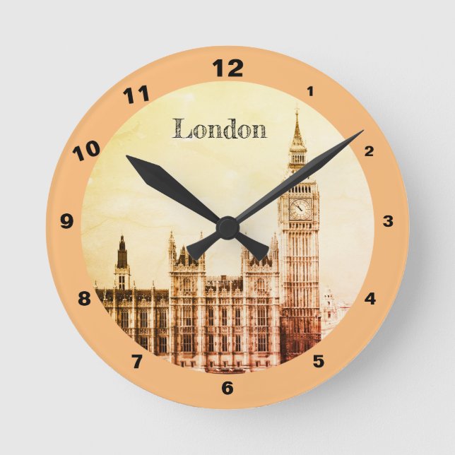Rustic Big Ben Horloge & Londres - Westminster (Recto)