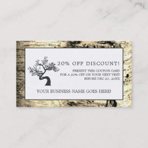 Rustic Birch Tree, Discount Voucher
