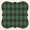 Rustic Black and Green Buffalo Plaid Tissue Paper