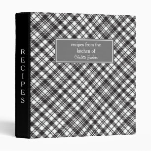 Rustic Black And White  Binder