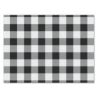Rustic Black and White Buffalo Check Plaid Pattern