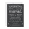 Rustic Black Burlap Vintage Wedding Invitations