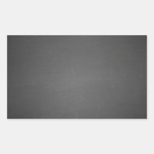 Rustic Black Chalkboard Printed Sticker