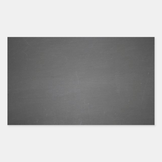 Rustic Black Chalkboard Printed Sticker (Front)
