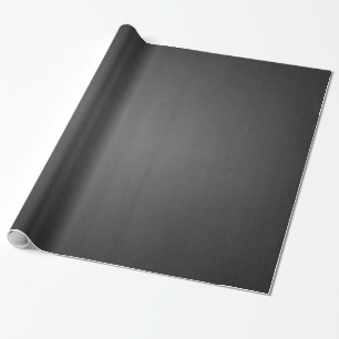 Rustic Black Chalkboard Printed Wrapping Paper