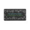 Rustic Black Chalkboard Snowflake Holiday Address