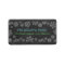 Rustic Black Chalkboard Snowflake Return Address