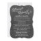 Rustic Black Chalkboard Wedding Rehearsal