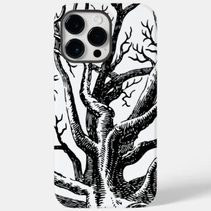 Rustic Black & White Abstract Tree Branches  Case-Mate iPhone 14 Pro Max Case