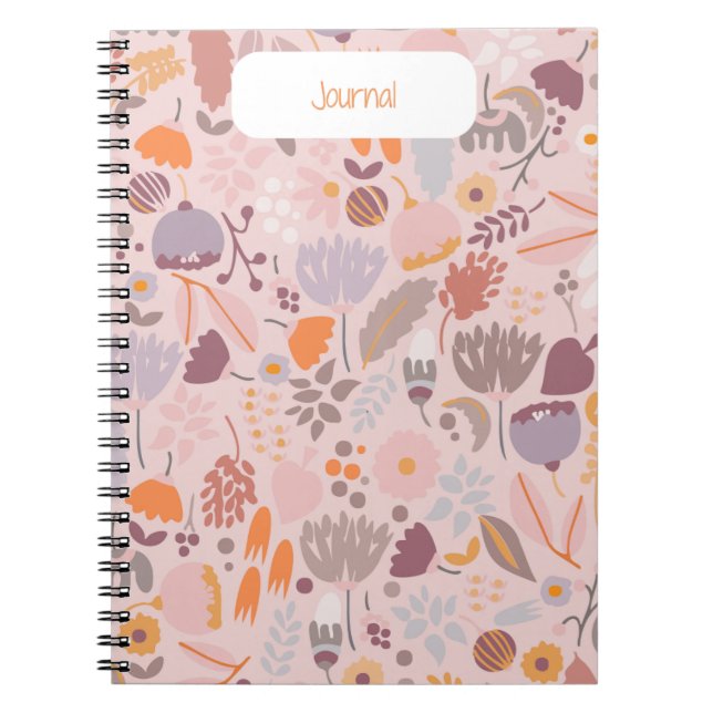 Rustic Bloom - Charming Floral Journal (Front)