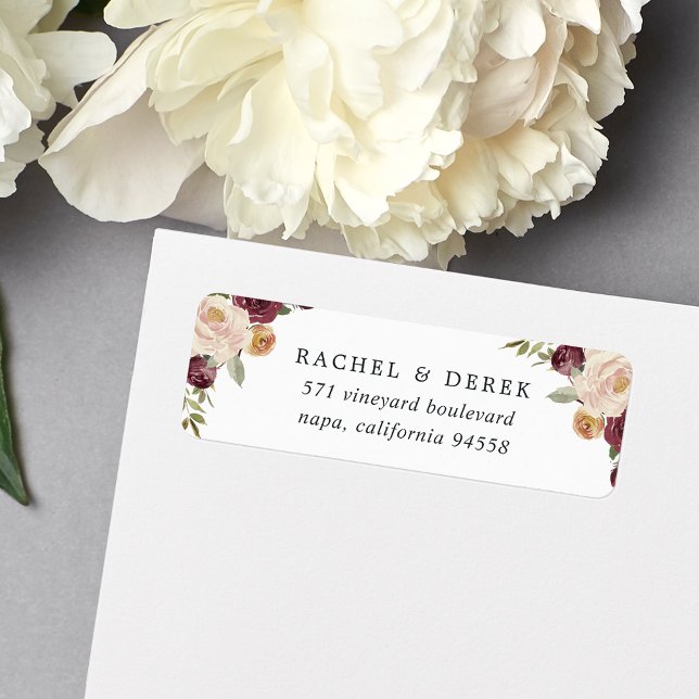 Rustic Bloom Return Address (Creator Uploaded)