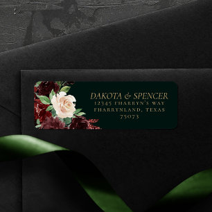 Rustic Bloom   Terracotta and Marsala Red Address