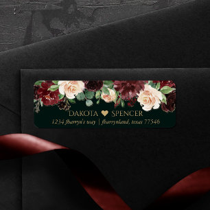 Rustic Bloom   Terracotta and Marsala Red Address