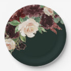 Rustic Bloom | Terracotta and Marsala Red Floral