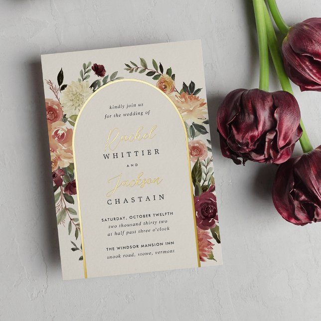 Rustic Bloom Watercolor Floral Arch Wedding (Creator Uploaded)