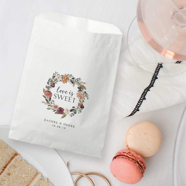 Rustic Bloom Wedding Favour Bag (Creator Uploaded)