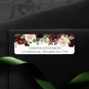 Rustic Blooms   Terracotta and Marsala Red Address