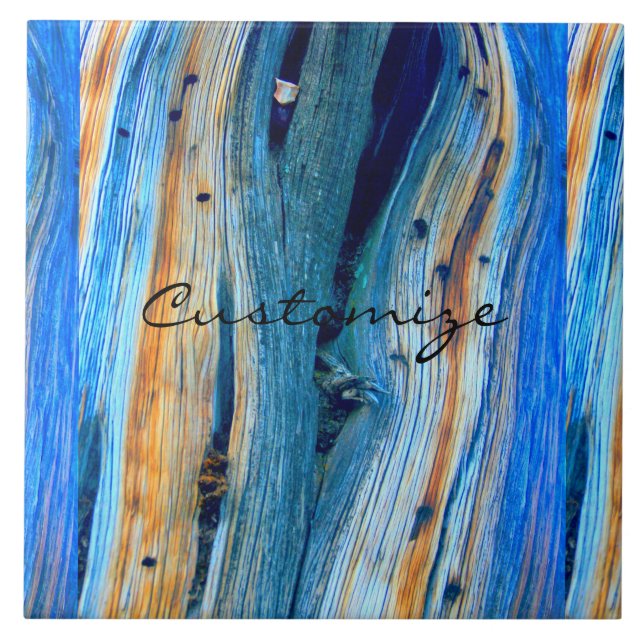 rustic blue juniper wood boards tile (Front)