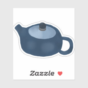 Rustic Blue Teapot