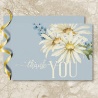 Rustic Blue & White Daisies Wedding