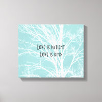 Rustic Blue White Tree Branches