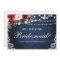 Rustic Blue Wood Lights Lace Floral Bridesmaid