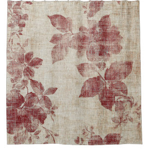 Rustic Blush Floral Linen Pattern (1)
