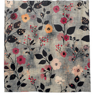 Rustic Blush Floral Linen Pattern (3)