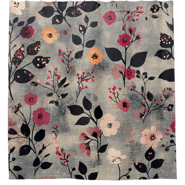 Rustic Blush Floral Linen Pattern (3) (Front)