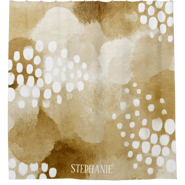 Rustic Boho Abstract Textured Pattern -Earthy Tone (Front)