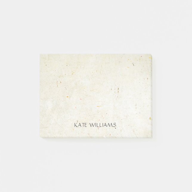 Rustic Boho Add Your Name Post-it Notes (Front)