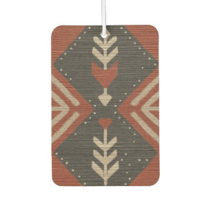 Rustic Boho Air Freshener Terracotta Print