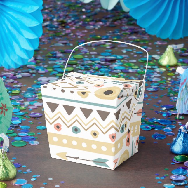 Rustic Boho Baby Shower  Favor Box (Party)