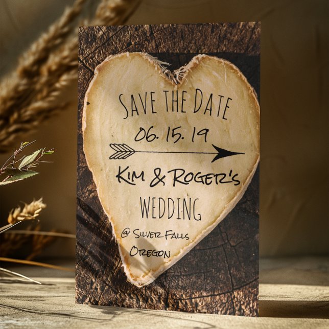 Rustic Boho Barn Country Wedding Save The Date Announcement Postcard (Creator Uploaded)