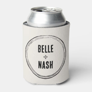 Rustic Boho Barn Wedding Can Cooler