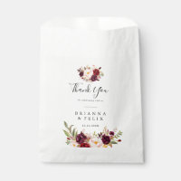 Rustic Boho Colourful Floral Thank You Wedding