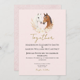 Rustic Boho Country Wedding Invitation