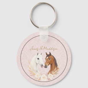 Rustic Boho Country Wedding Keychain