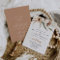 Rustic Boho Elegant Floral Front & Back Wedding