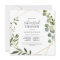 Rustic Boho Greenery Calligraphy Rehearsal Dinner