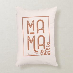 Rustic Boho Mama Accent Pillow